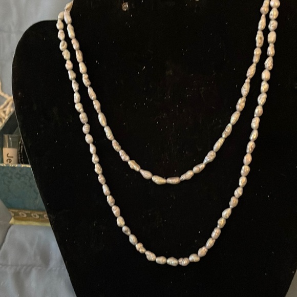 Jewelry - Fresh Water Seed Pearls  Mauve Colour Necklace